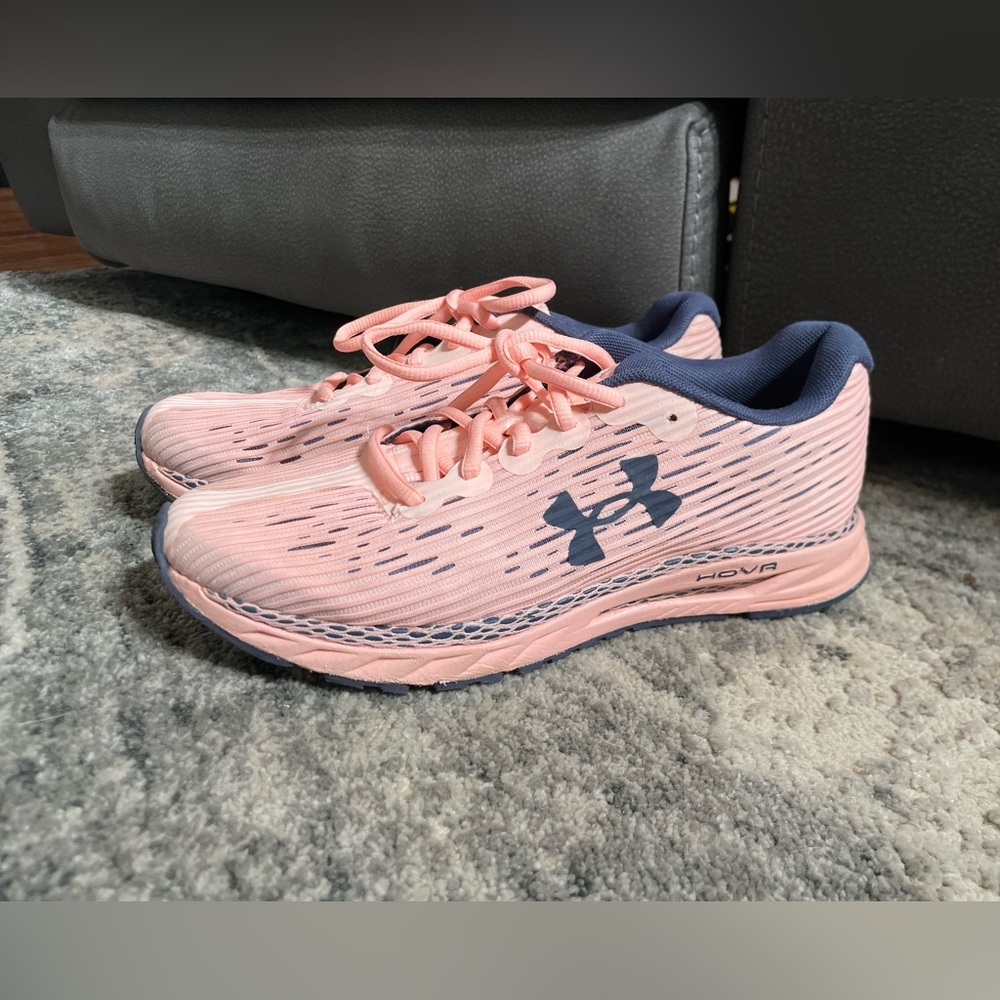 Under Armour Women's Athletic Shoes in Pink and Navy